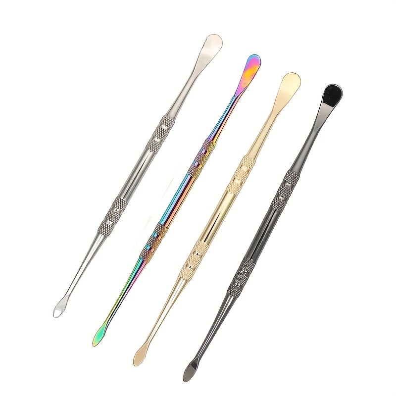 Dab tool pack of 3 - heat resistant stainless steel rainbow wax carving  tools perfect for modeling