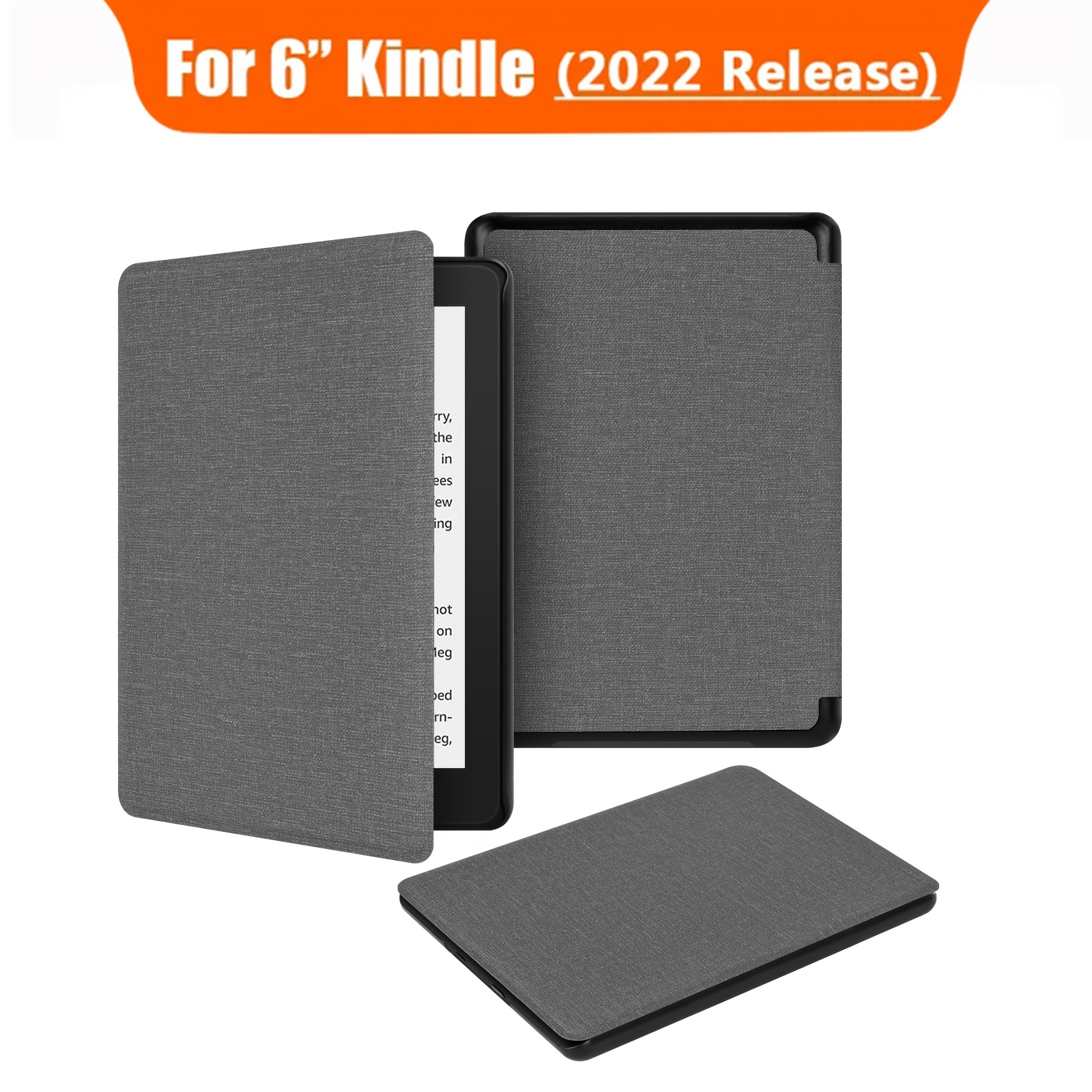 Kindle Fabric Cover (11th Gen, 2022 release—will not fit Kindle Paperwhite  or Kindle Oasis) - Black : :  Devices & Accessories
