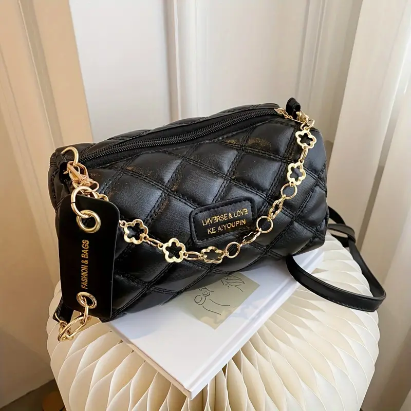 Mini Faux Pearl Decor Clear Box Bag, Trendy Argyle Embossed Acrylic Handbag,  Chain Crossbody Bag (6.92*4.15*1.98) Inch - Temu