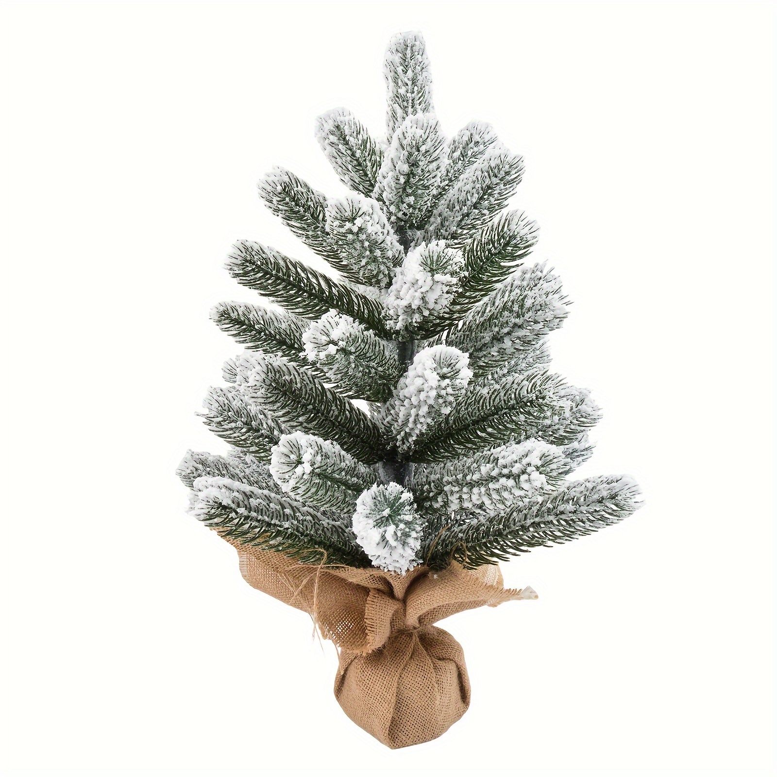 Mini arbre de noël bonsaï PE, Simulation d'arbre de noël, sapin de noël  blanc, décoration