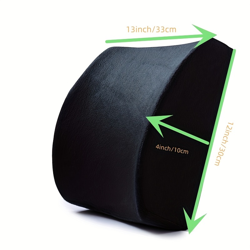 45d Memory Foam Coccyx Cushion For Office Chair And Car - Back Support  Pillow For Comfort And Relief - Temu