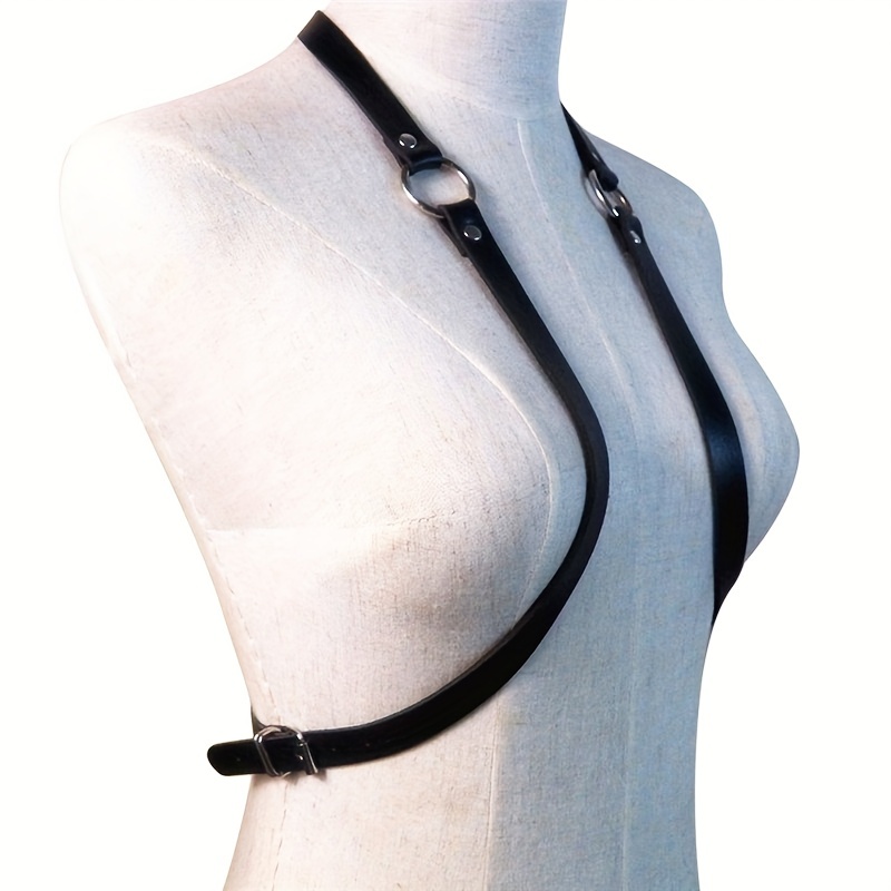 Buy Men's Leather Chest Body Harness Belt Adjustable Buckle Straps Club  Wear Costume Online at desertcartMorocco