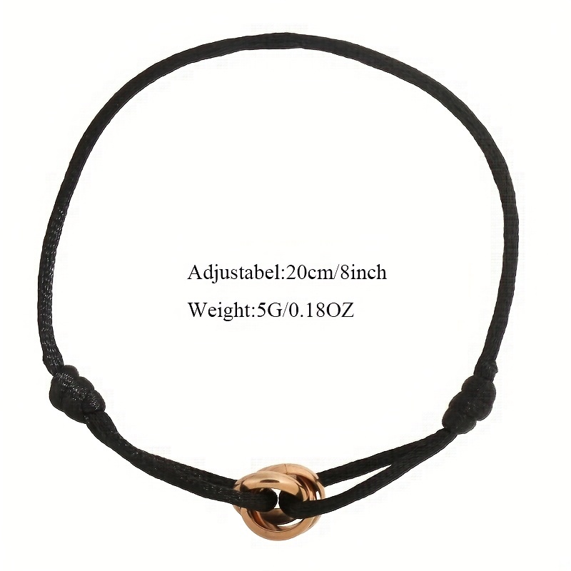 Classic Adjustable Rope Bracelet for Women
