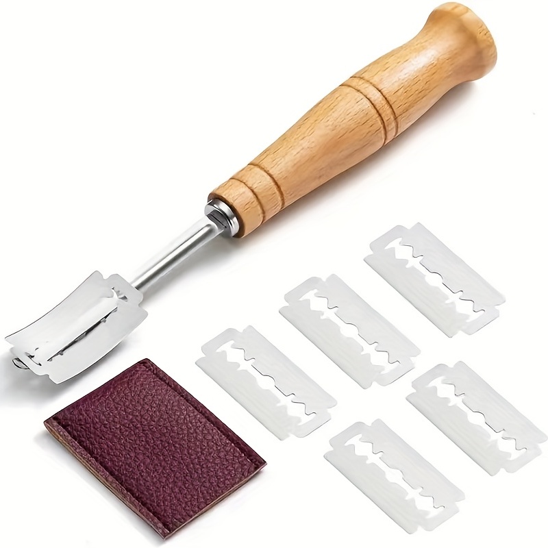 1pc Bread Lame Slashing Tool, Dough Scoring Knife, High Quality Wooden  Handle And Non-slip Stainless Steel With 15 Razor Blades And Storage Cover,  7.25inch/0.9inch, 2.08oz - Home & Kitchen - Temu Slovakia