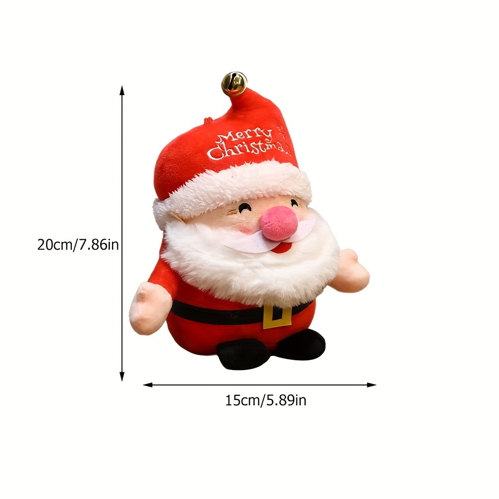 Merry Christmas Cute Santa Claus And Reindeer Plush Toys Christmas Pillow  Series - Temu