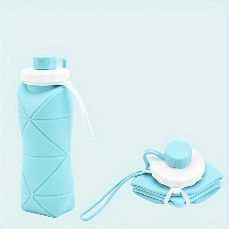 Collapsible Water Bottle - 20 oz Foldable Water Bottle for Travel