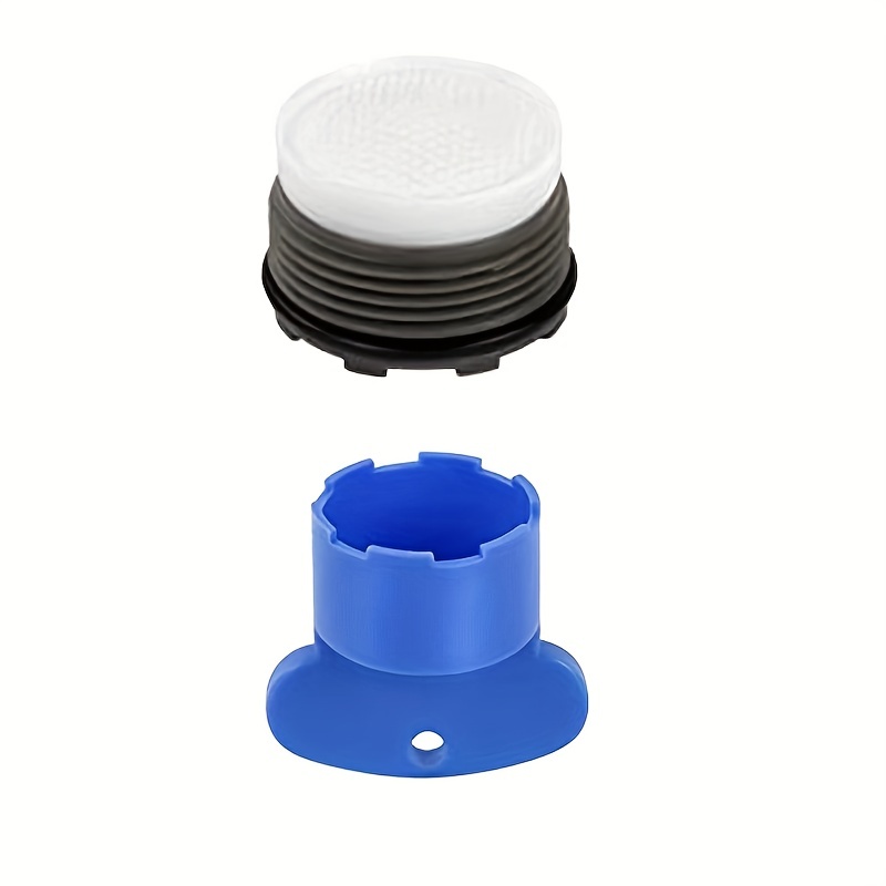 Acheter PDTO nouveau 5 pièces Cache bleu évier robinet d'eau robinet aérateur  clé de retrait clé ensemble d'outils