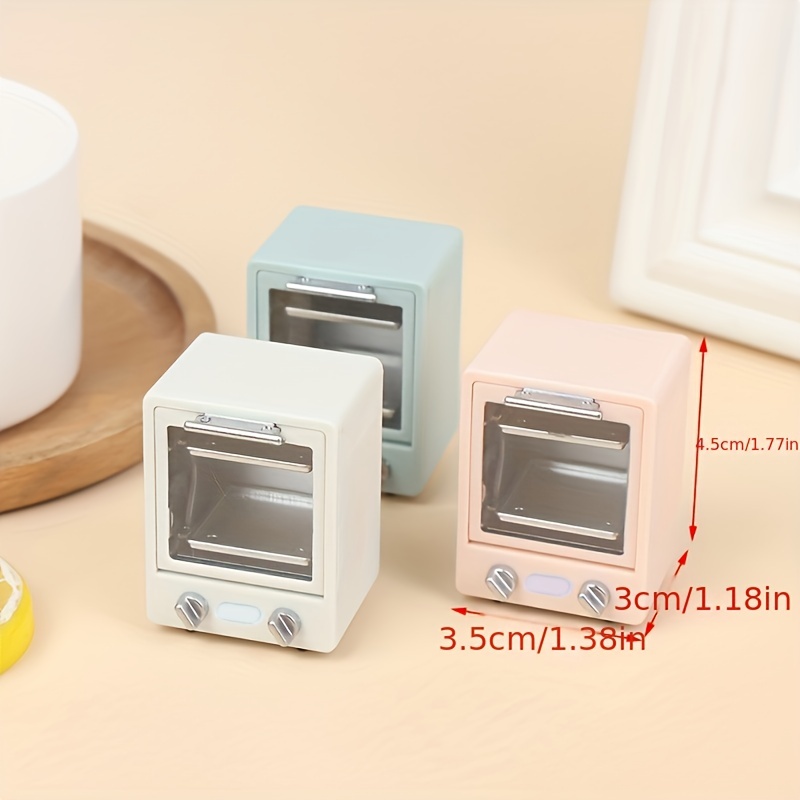 Miniature Microwave Dollhouse Accessories Oven Mini Kitchen Furniture  Appliance 1:12 Mini House Decoration Model Decor High Simulation  Accessories