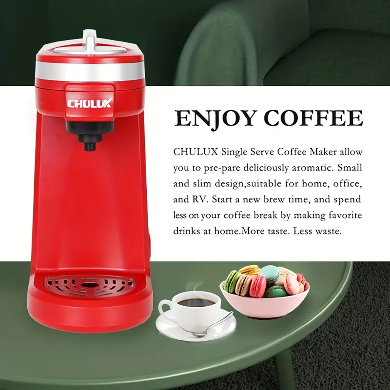 1pc chulux coffee maker machine single cup pod coffee brewer with quick brew technology coffee maker machine coffee tools coffee accessories details 5