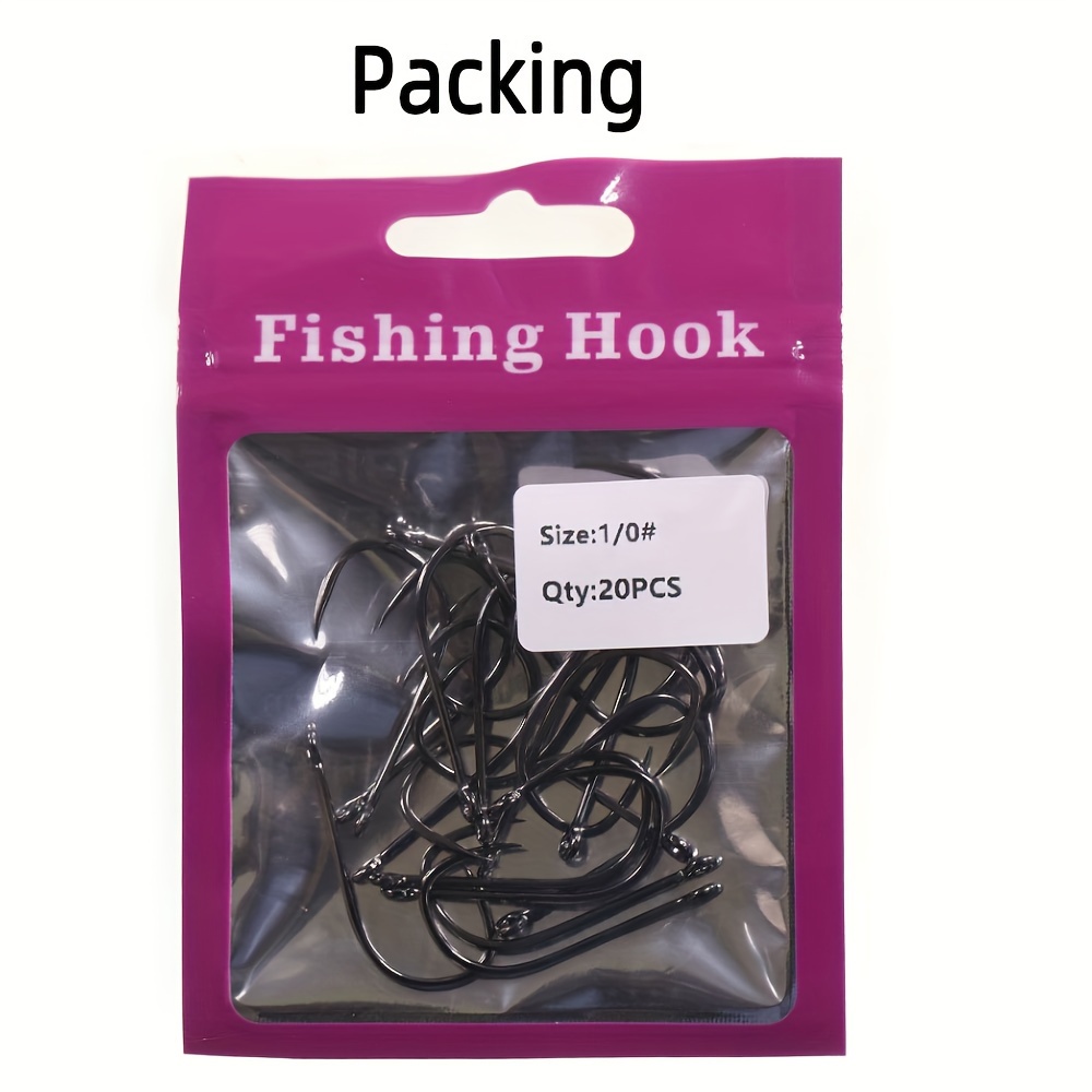 Of High Carbon Steel Fishing Hooks Barbless With Luminous Hook For