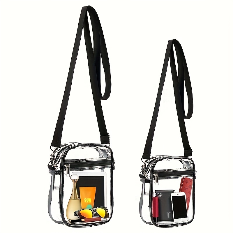 Women's Crossbody Bags Clear Bag Stadium Approved, Clear Crossbody Bag  Purse Bag For Sports Event Concerts Festivals