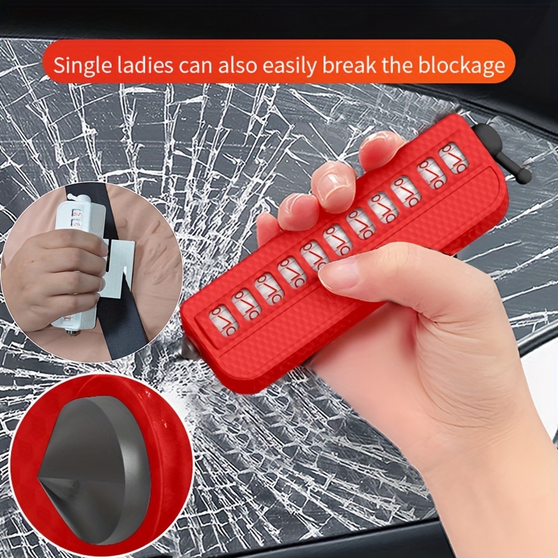 Car Safety Hammer Window Breaker Seat Belt Cutting - Temu