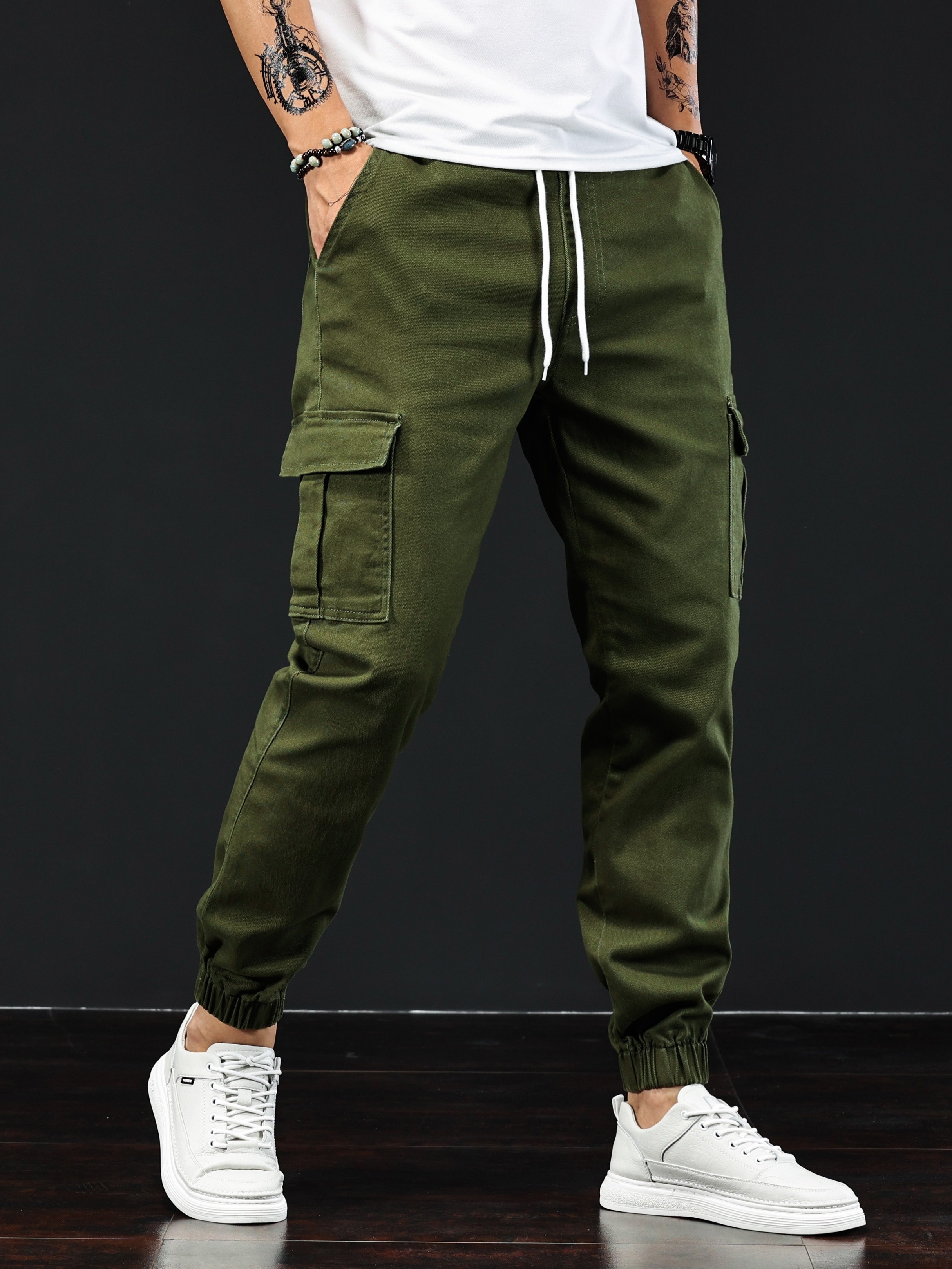 Sweatpants for Women Street Style Fashion Pants Multi Pocket