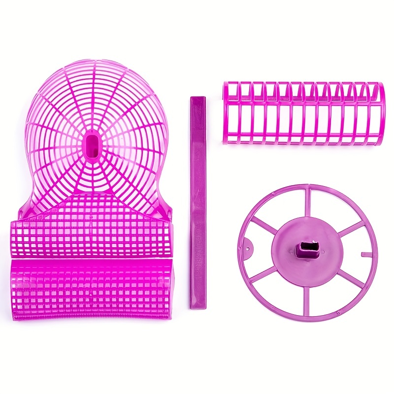 Pink Collapsible Wig Stand Holder