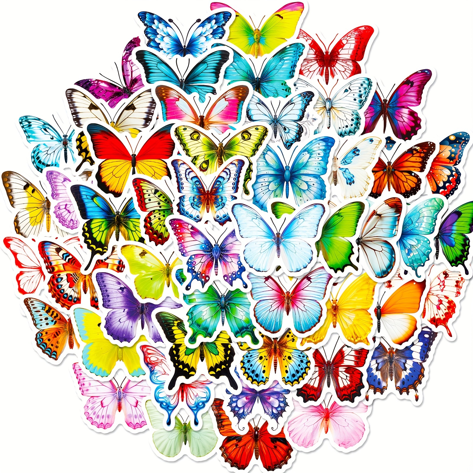 Flower Butterfly Stickers: A Fun Diy Decoration For Teens & Adults