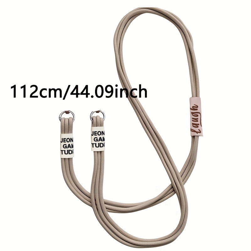 Paquete de 2 Correa de silicona para teléfono celular Cuello Cordón Estuche  Cordón Collar Soporte de cable