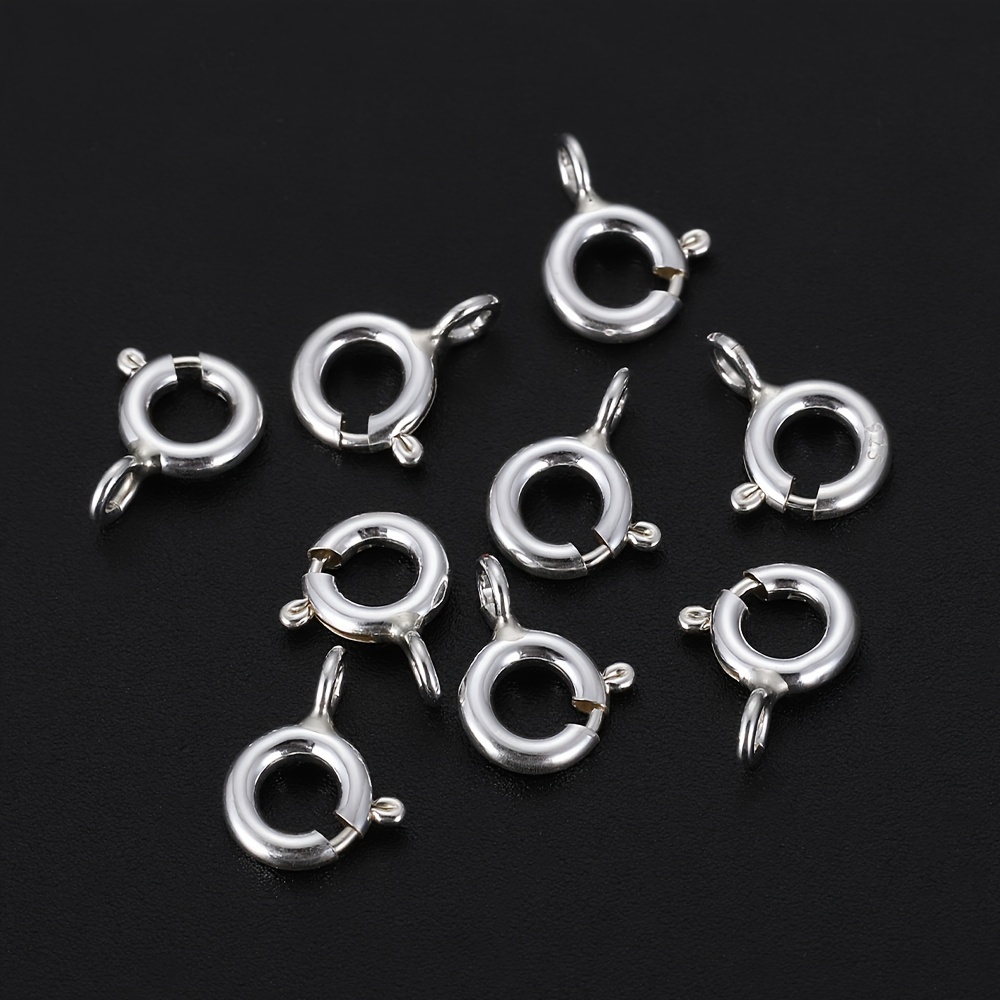 3Pcs 925 Sterling Silver Lobster Claw Clasps Clip with Jump Rings for DIY  Necklace Jewelry Making Accessories Fastener Hooks