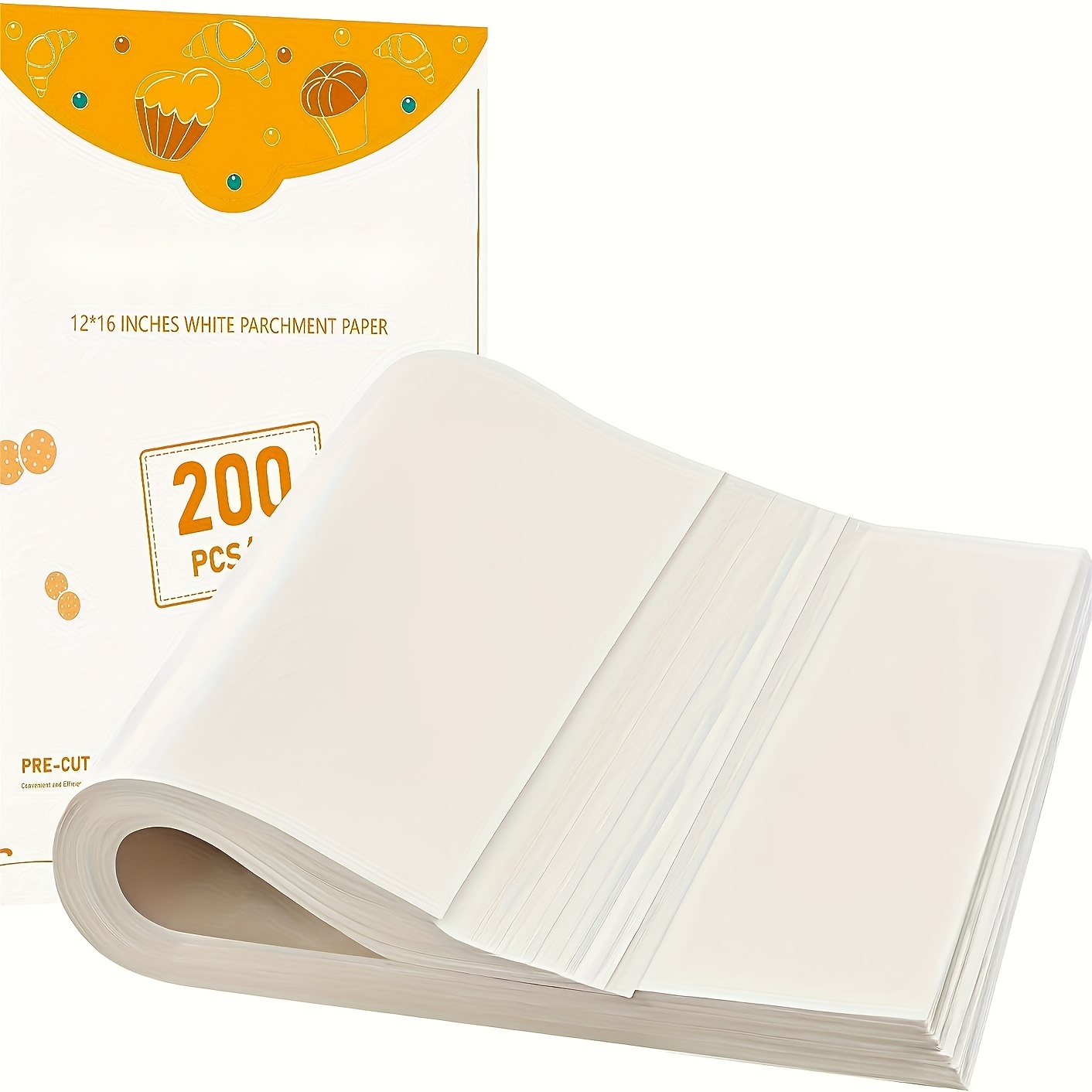 200 Pcs Parchment Paper Sheets, 12 X 16 Inches Air Fryer