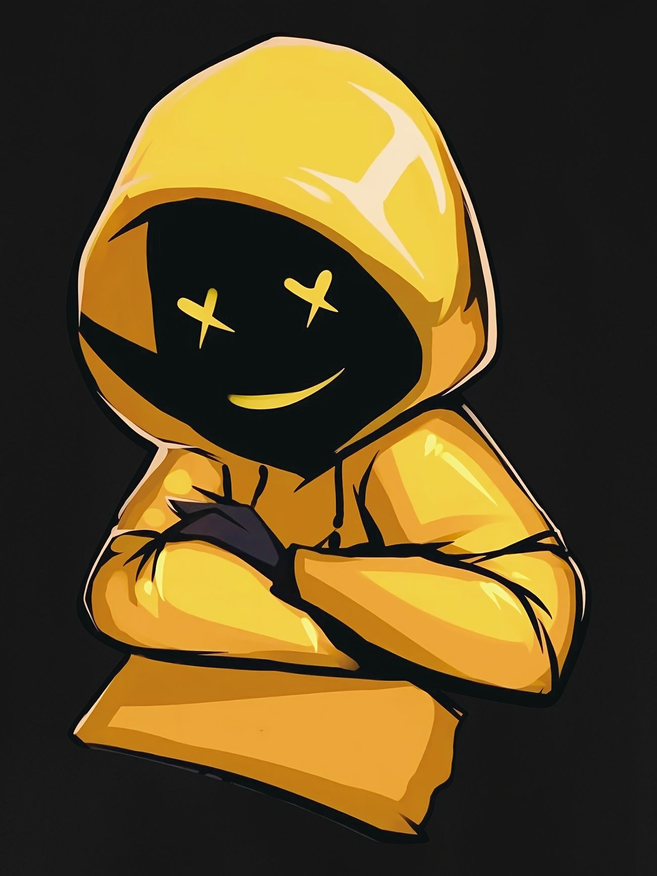 Plus Size Men's Cartoon Man In Yellow Hoodie Sleeveless Tank Top For Summer Oversized Loose Clothing For Men | Check Out Today's Deals Now | Temu Canada Plus Size Men's Cartoon Man In Yellow Hoodie Sleeveless Tank Top For Summer Oversized Loose Clothing For Men | Check Out Today's Deals Now | Temu Canada