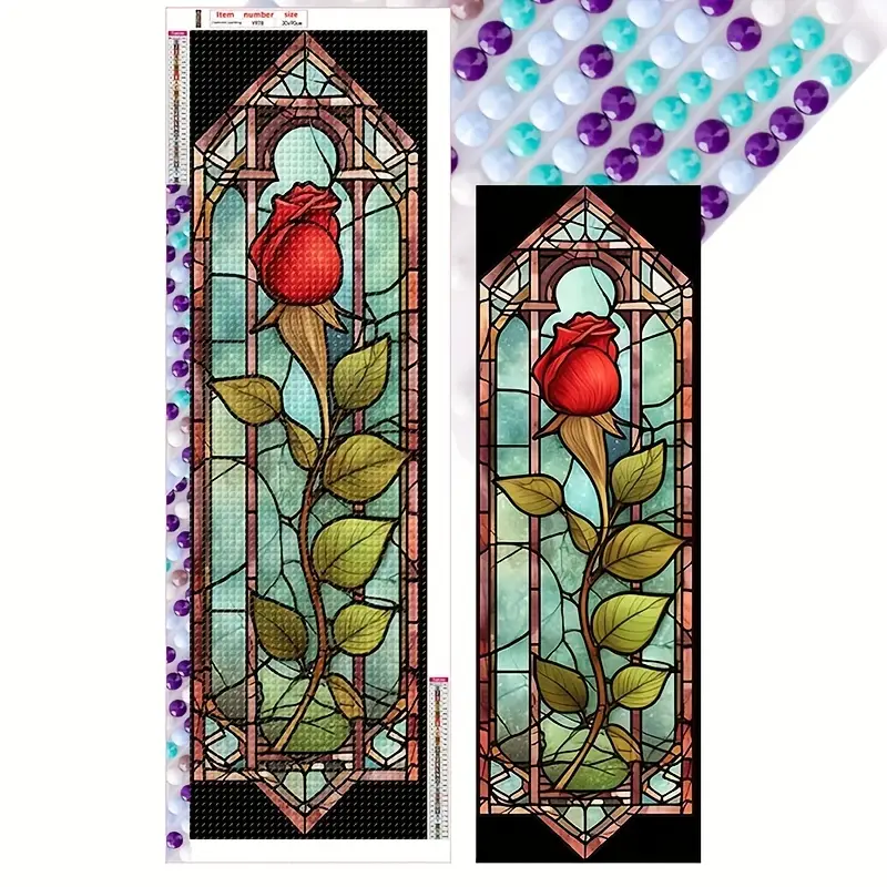 Noche Stained Glass Nuns Diamond Painting Kits,Diamond Painting for  Beginners 5D Round Diamond Cross Stitch Process, Suitable for Wall Decor  Cafe