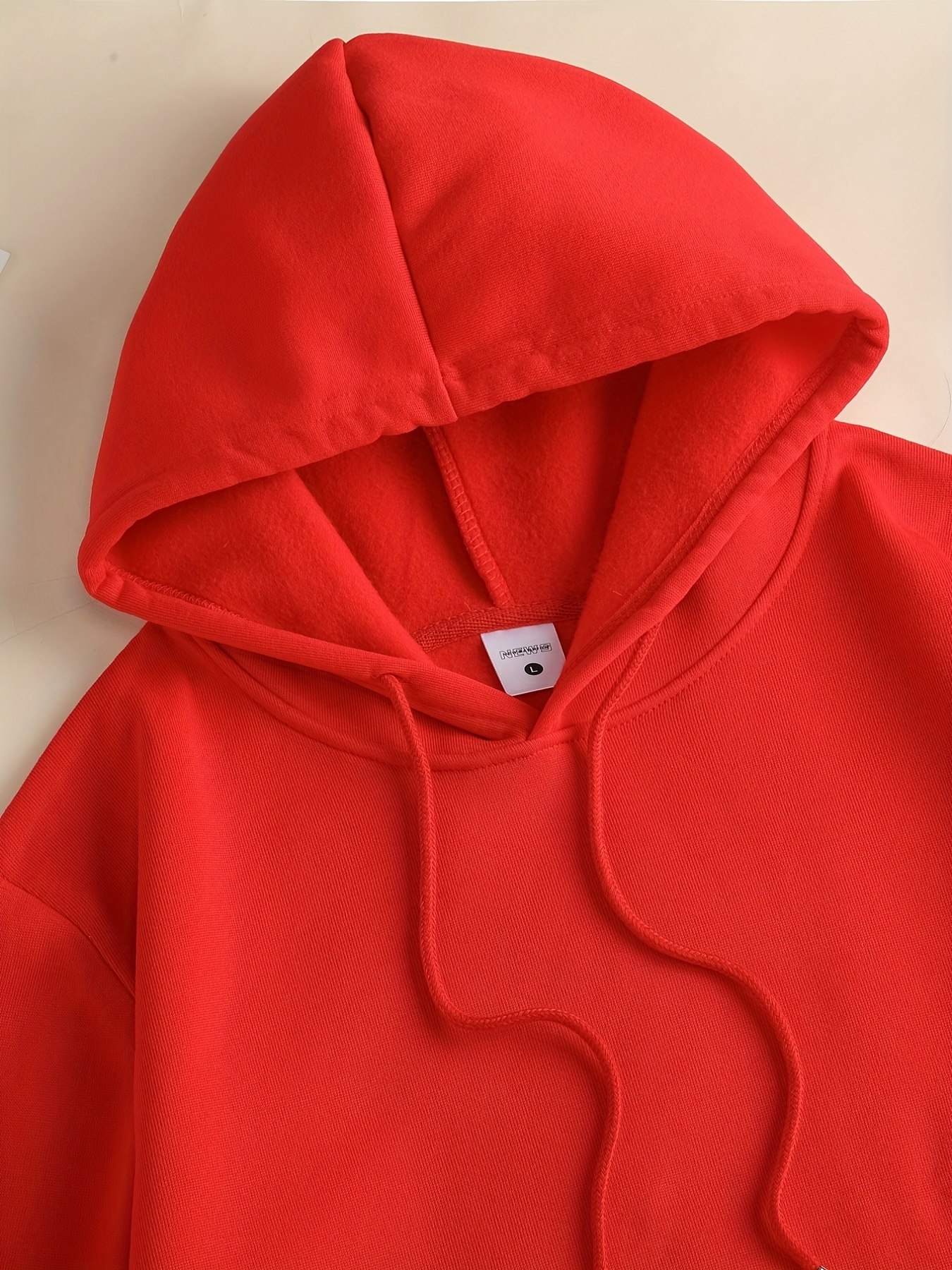 Safety Orange Fleece Hooded Sweatshirt *Custom Printing Available*