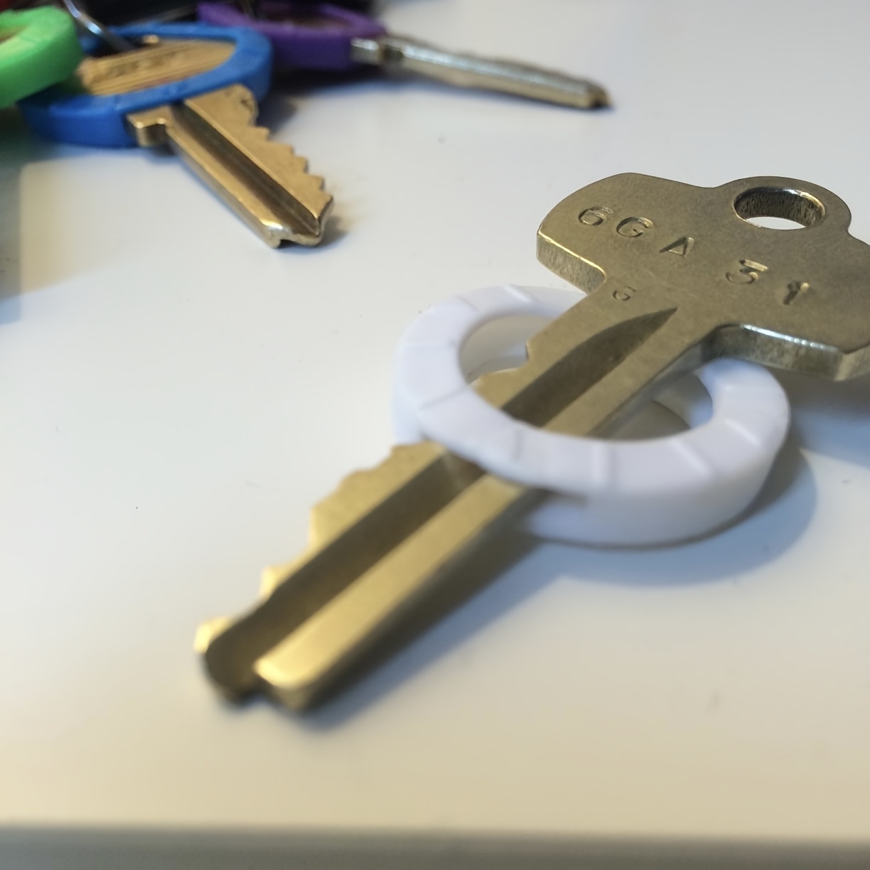 Schlüsselkappen diversen Farben.TOP IDEE