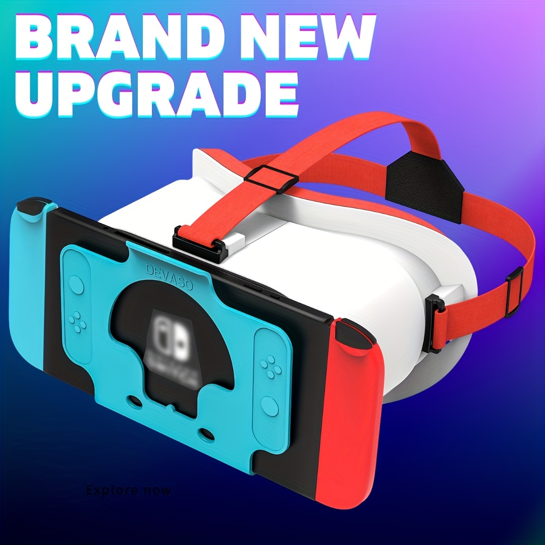  VR Headset Virtual Reality VR 3D Glasses VR Set Incl 3D Virtual  Reality Goggles, Controller, Adjustable VR Glasses - Compatible with iPhone  and Android Support 7 inch : Videojuegos