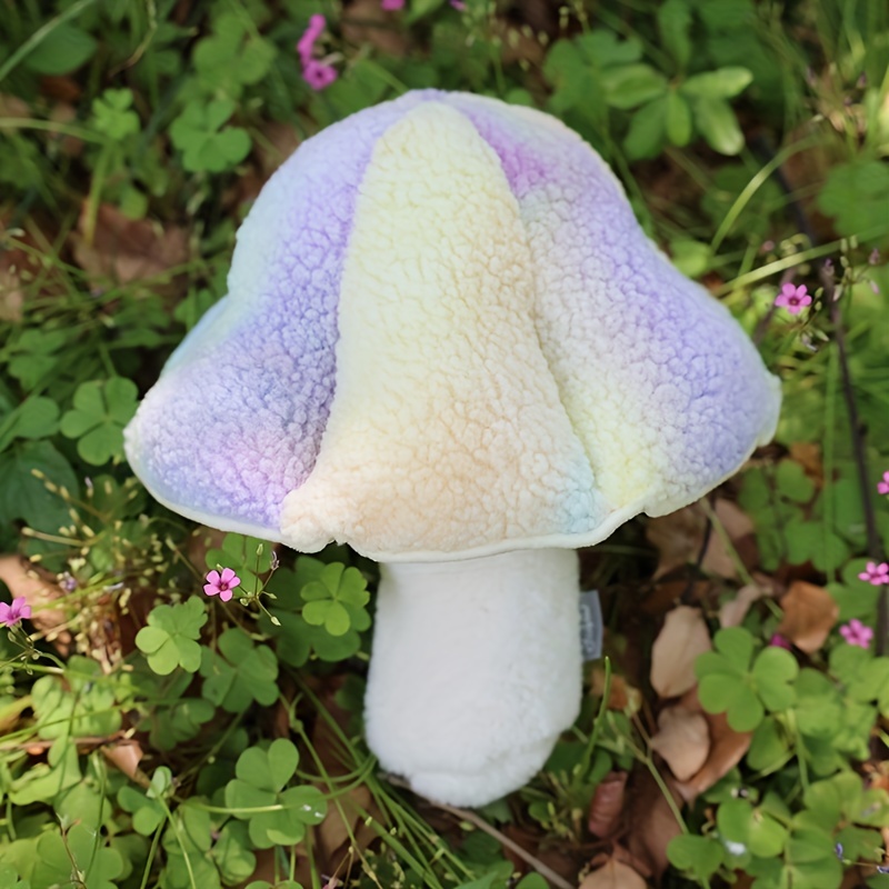 Stuffed Mushroom Head Throw Pillow Sofa Cushion Washable - Temu