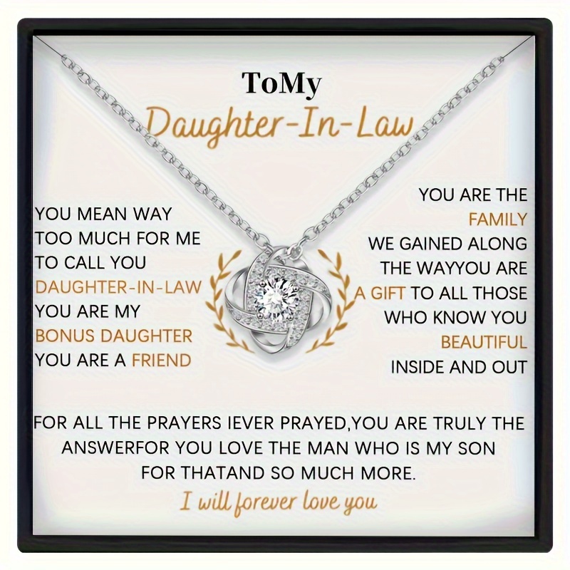 Necklaces for daughter in on sale law