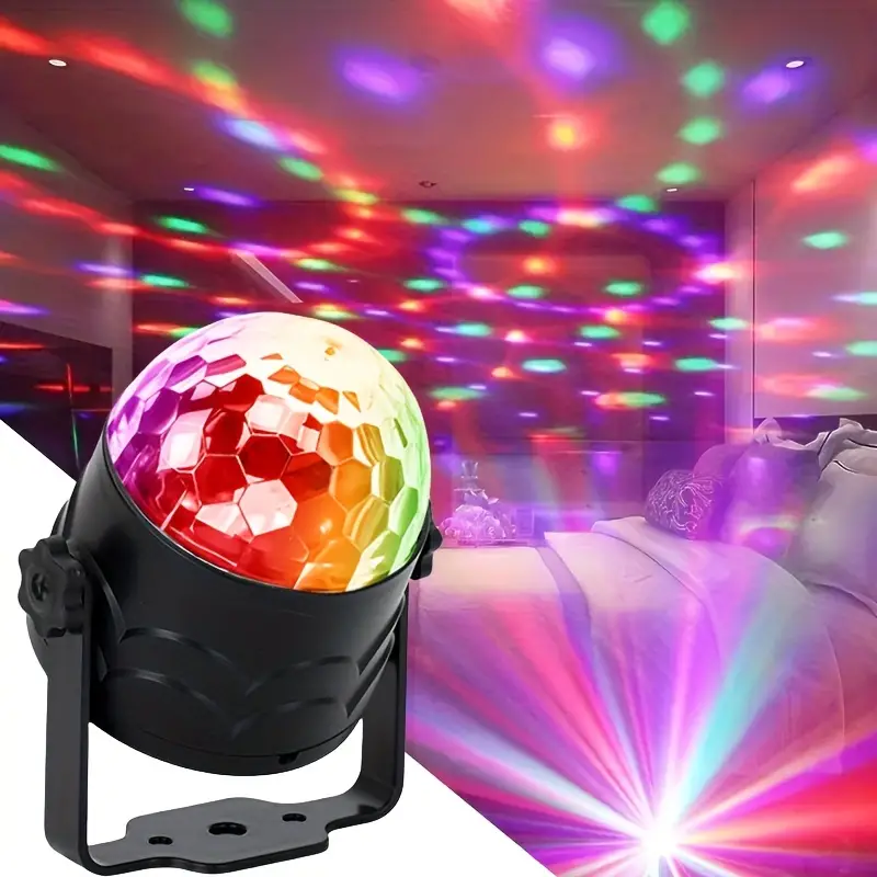 Disco Ball Light Usb Crystal Magic Ball Light Outdoor Indoor - Temu
