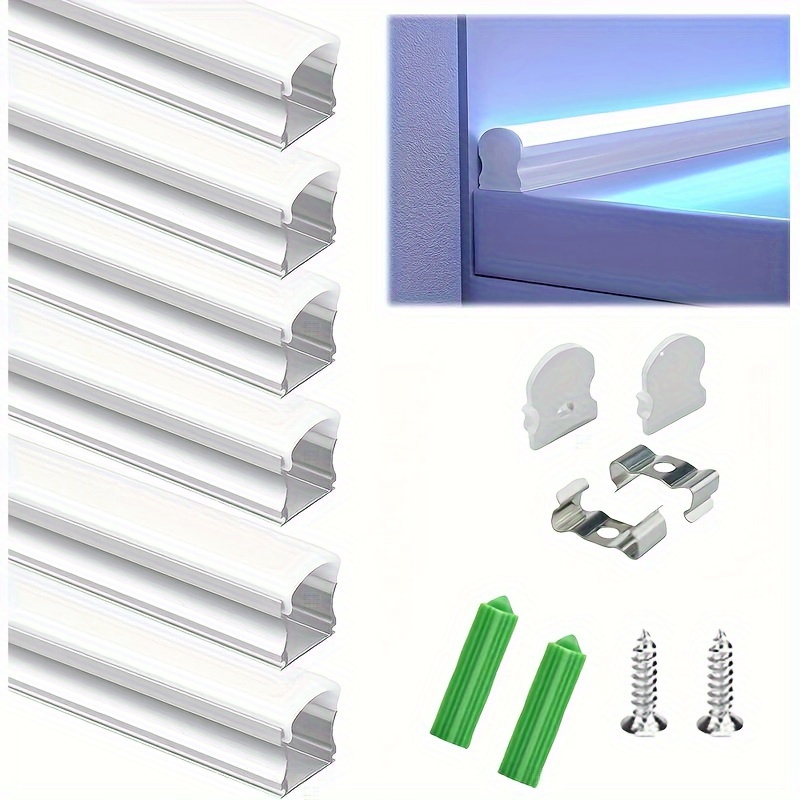Led Neon Mounting Clips Install Fittings Clips Fixing Clips - Temu United  Kingdom