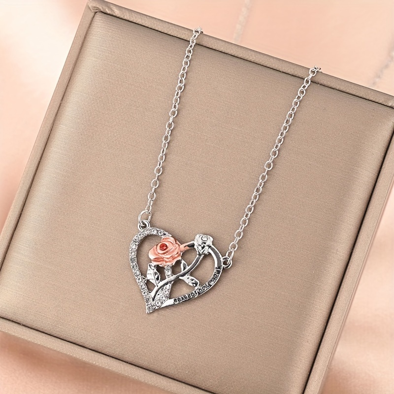 Romantic Water Drop Stainless Steel Pendant Male Choker Necklace Cute Heart  Mailbox Shape Trendy - Temu