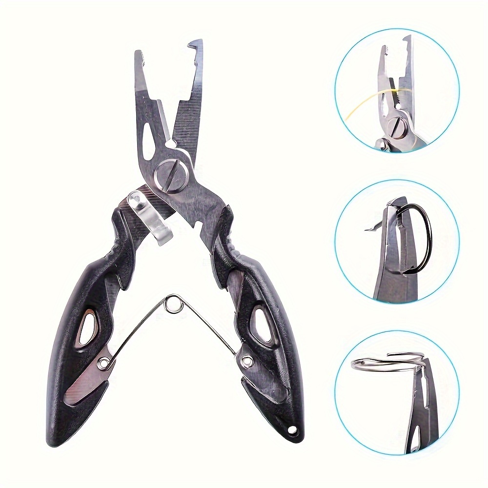 1pc Multifunctional Plier Hook Plier Stainless Steel Fish - Temu