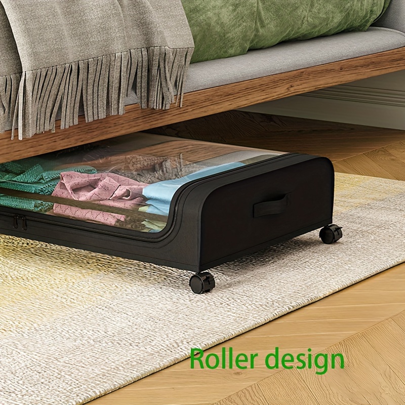 Under Bed Storage Box Large Underbed Storage Containers With - Temu