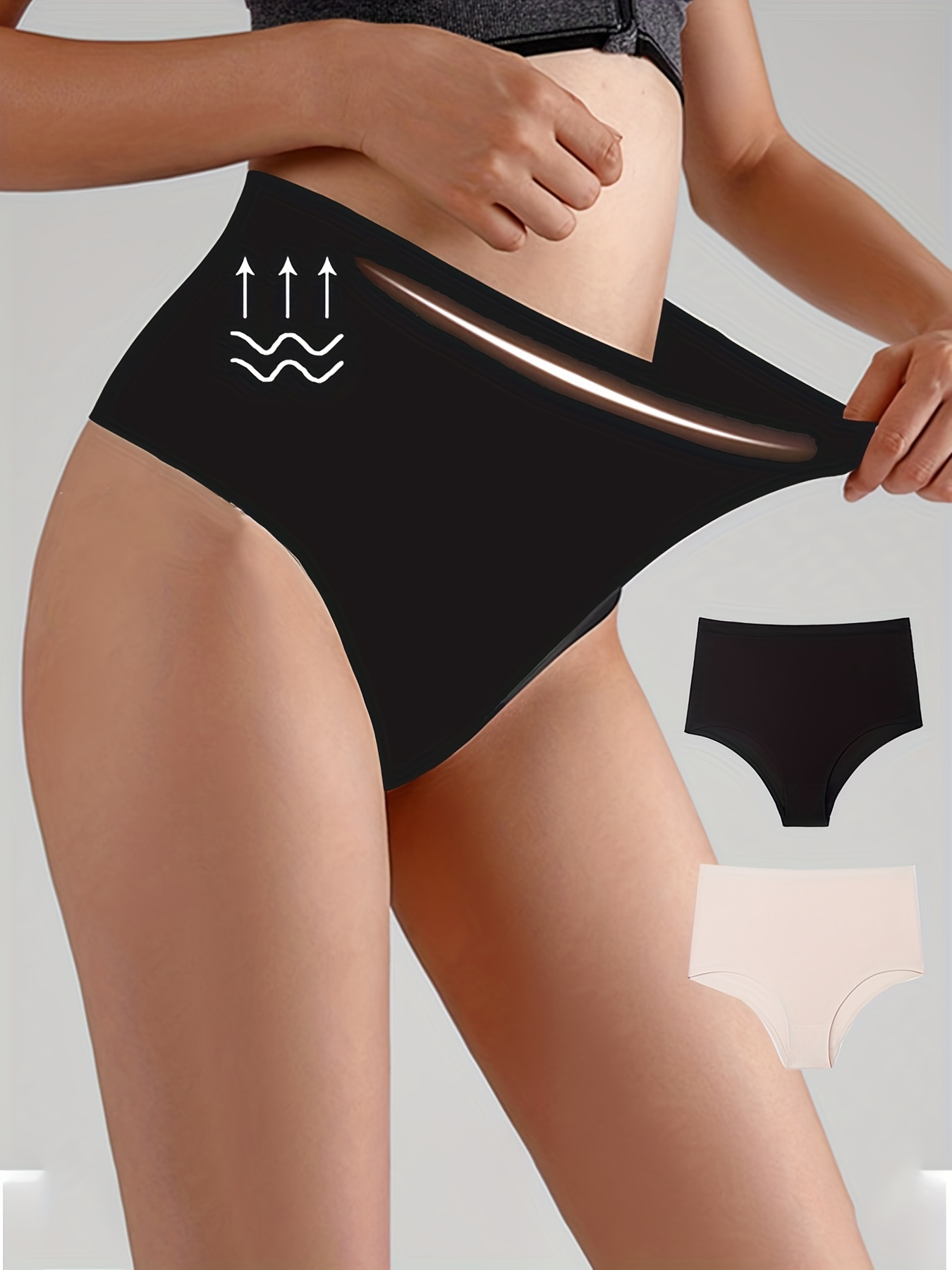 High Waisted Women Underwear Cotton Panties Breathable - Temu Canada