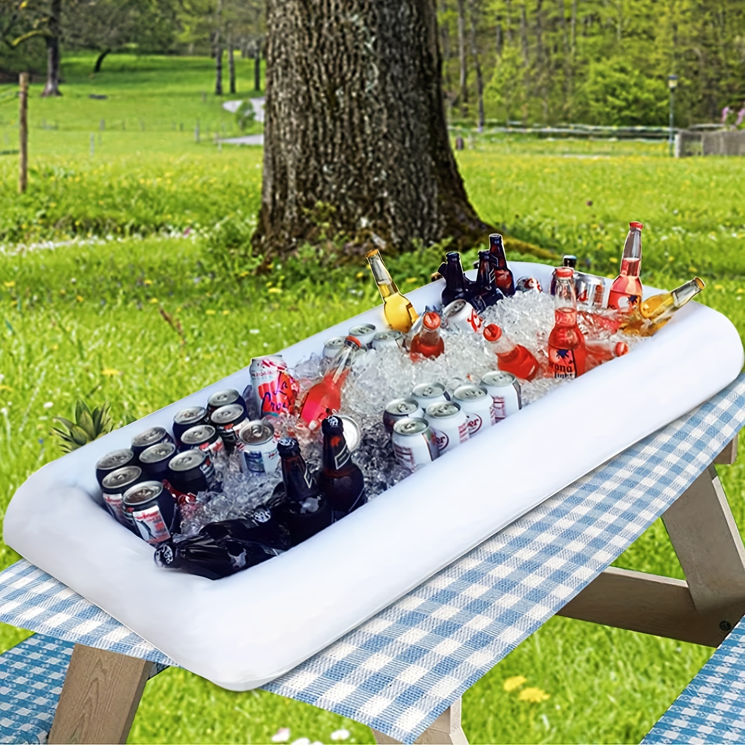 Inflatable Serving Bar Perfect For Bbqs Picnics And Pool - Temu