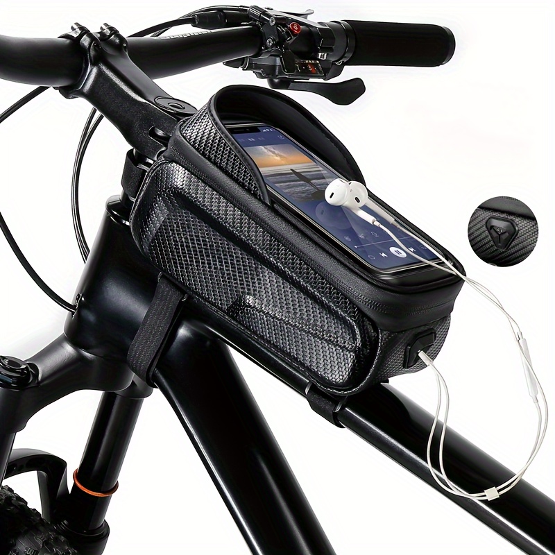 Soporte telefono Bicicleta Porta movil Bici montaña, Bolsa Bicicleta Cuadro