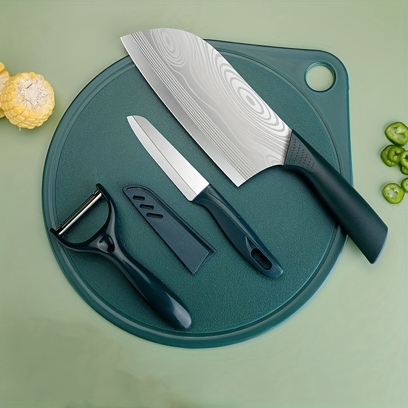 Knife Set Stainless Steel Kitchen Knife Set Super Sharp - Temu