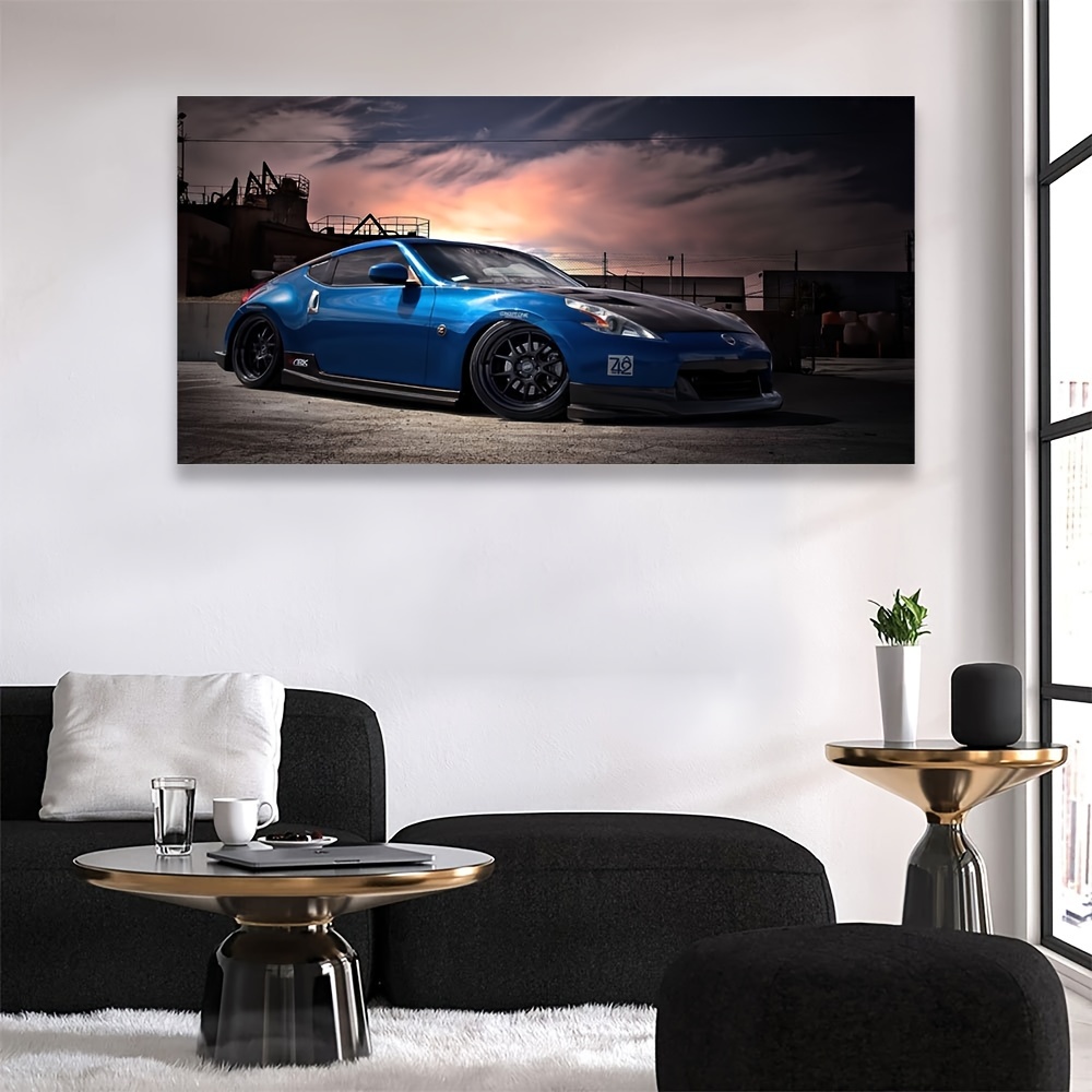  Poster mit Kontrollleuchten auf Autos, dekoratives Gemälde,  Leinwand, Wand- und Kunstbild, Familienzimmer, 40 x 60 cm