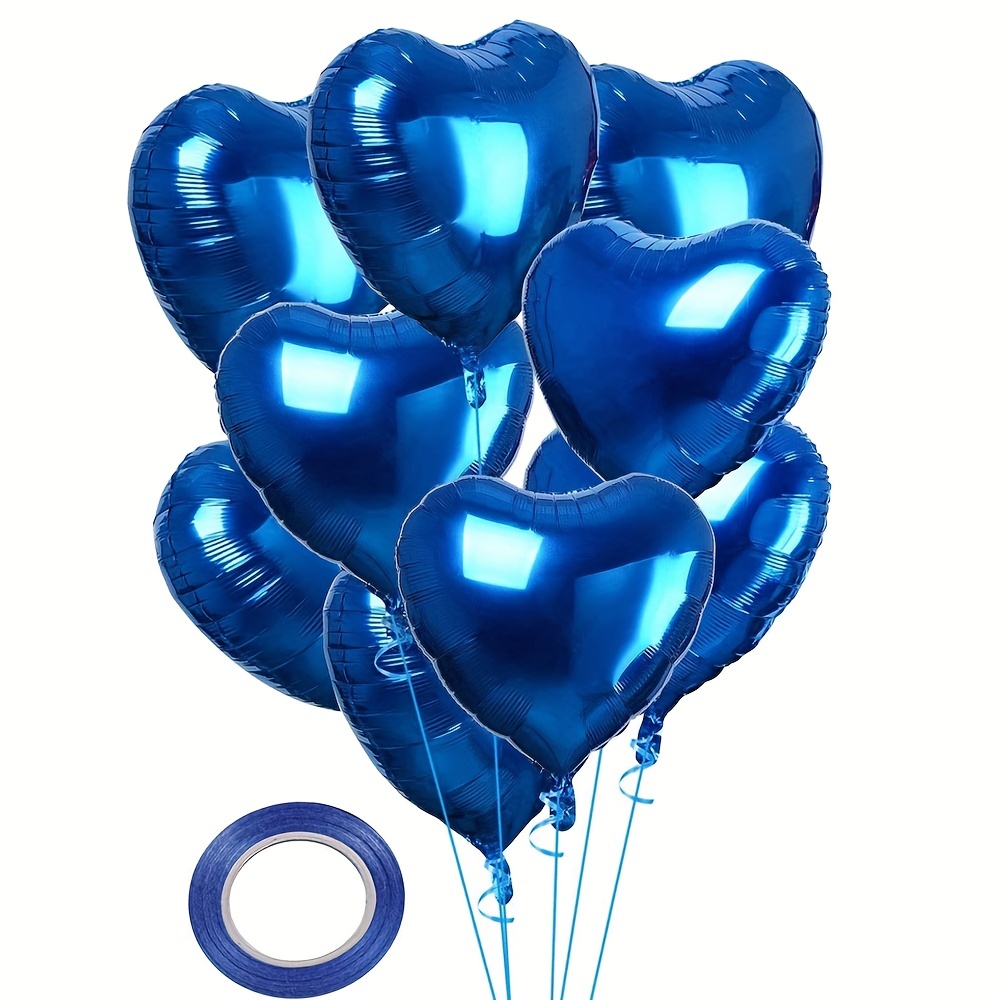 Ballon chiffre de 0 à 9, en aluminium - 90 cm de hauteur, gonflable à l'air  ou à l'hélium