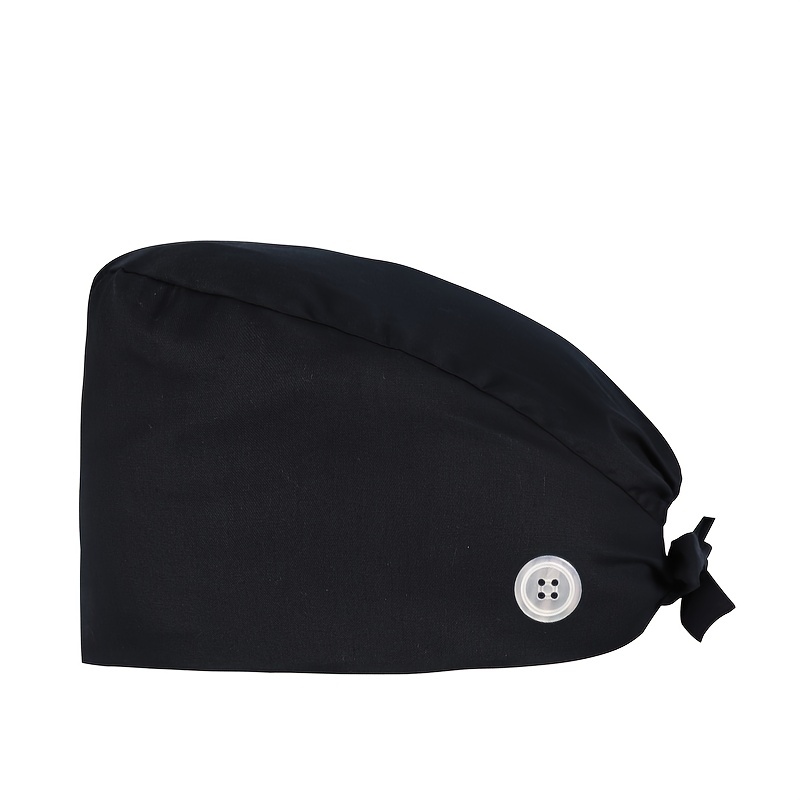 Adjustable Work Cap Nurse Cap Solid Scrub Caps Working Hats Men Women
