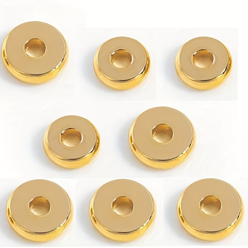 100-200pcs Golden CCB Round Spacer Beads for Jewellery Making