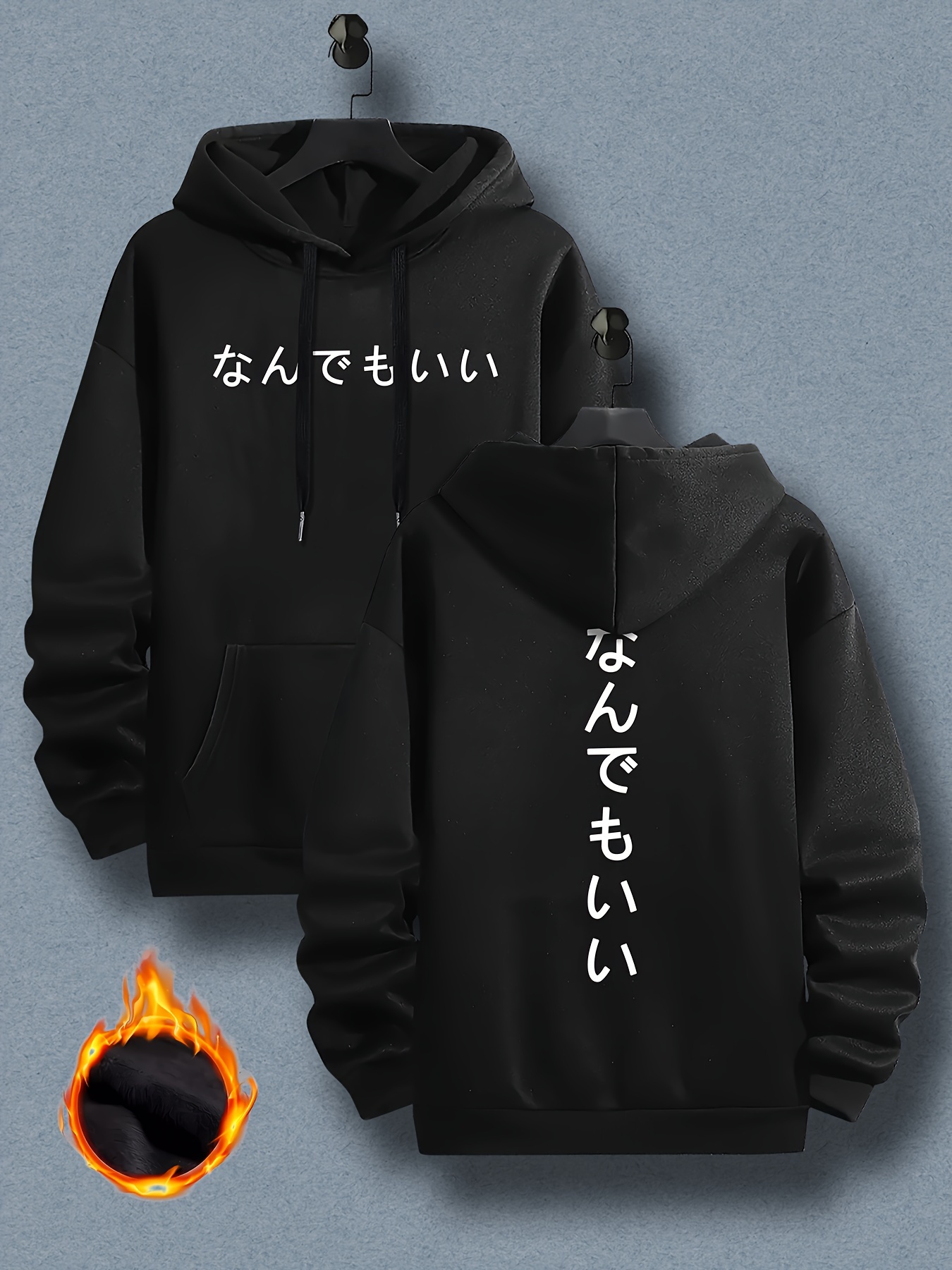 Hoodie with japanese writing best sale on sleeve