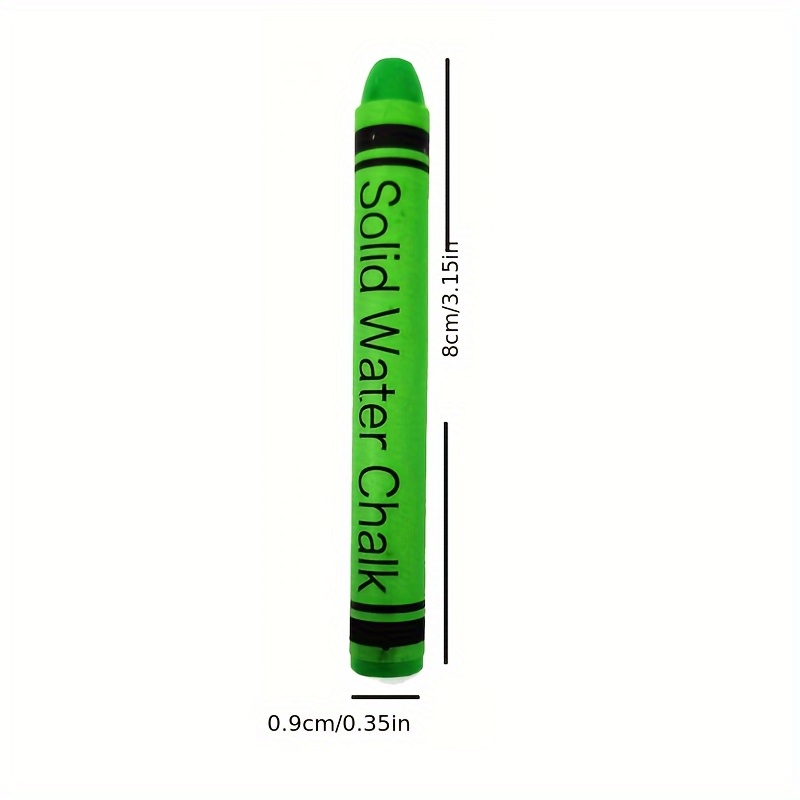 12pcs Colored Chalk (6 Colors) For Kids' Education, Teachers
