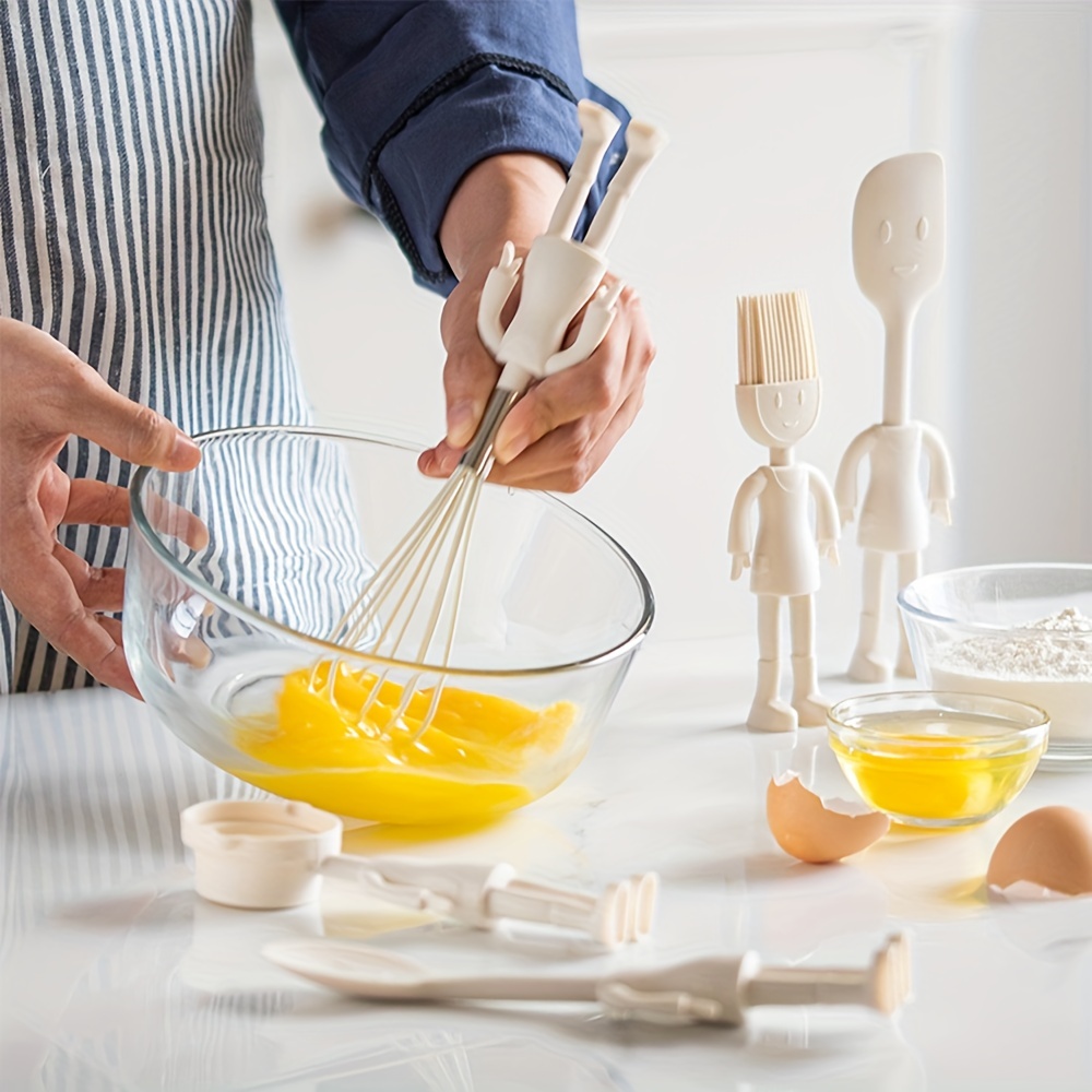 10pcs Kitchenware Reat Resistant Silicone Kitchen Utensils Kitchen Tools  Utensil Set, Spoon, Leak Spatula, Manual Egg Beater, Oil Brush, Household  Bak