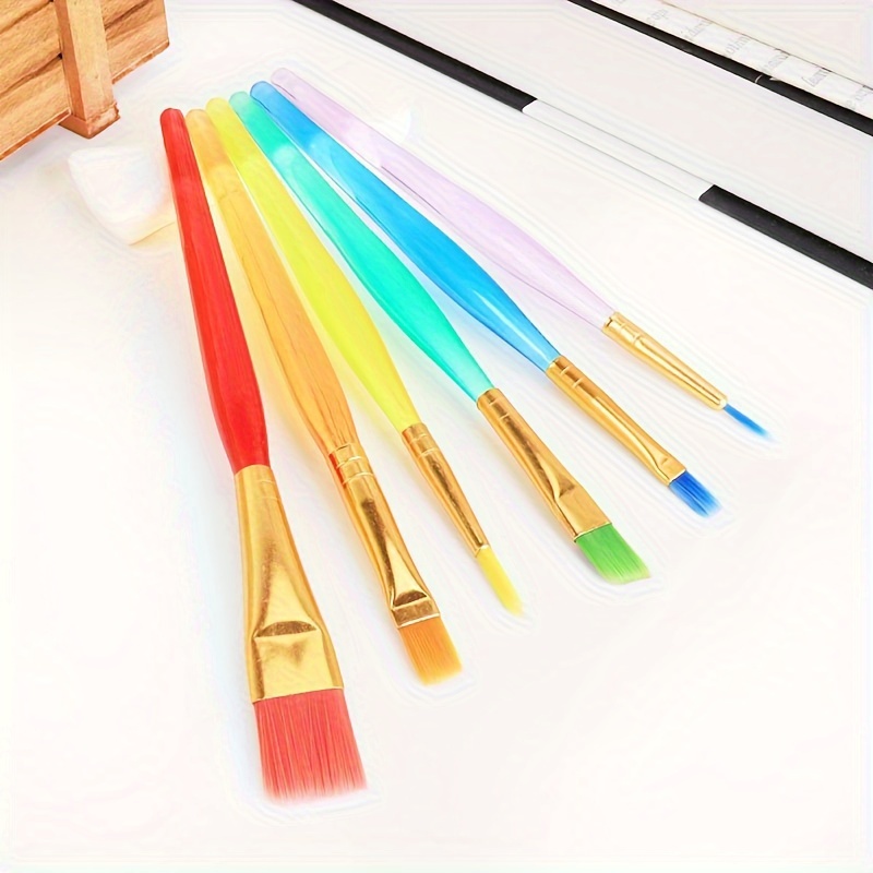 Paint Brush Set - Perfect For Acrylic, Oil, Watercolor, Face