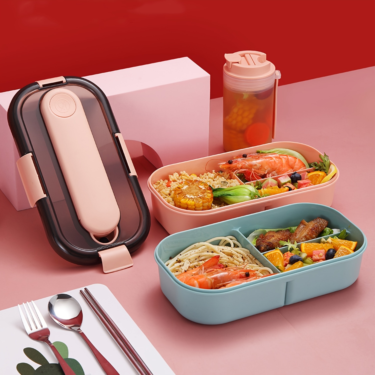 1pc Bento Box,Ideal Leak Proof Lunch Box Containers,Mom's Choice
