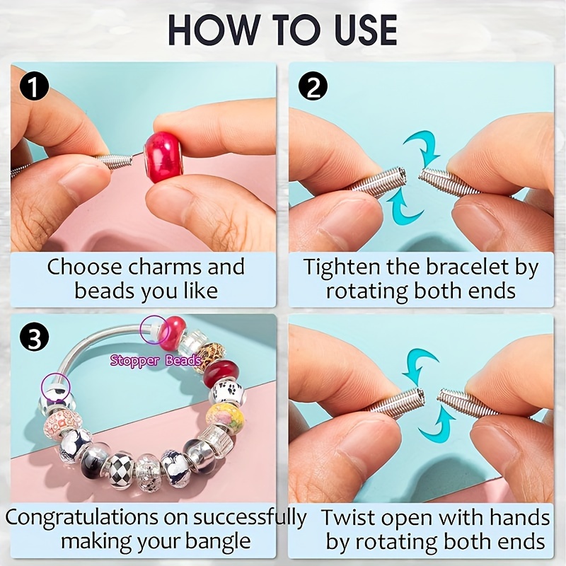 7 DIY Jewelry Bracelets and Charms  Hacer pulseras bisuteria, Pulseras de  joyería, Pulseras de colores