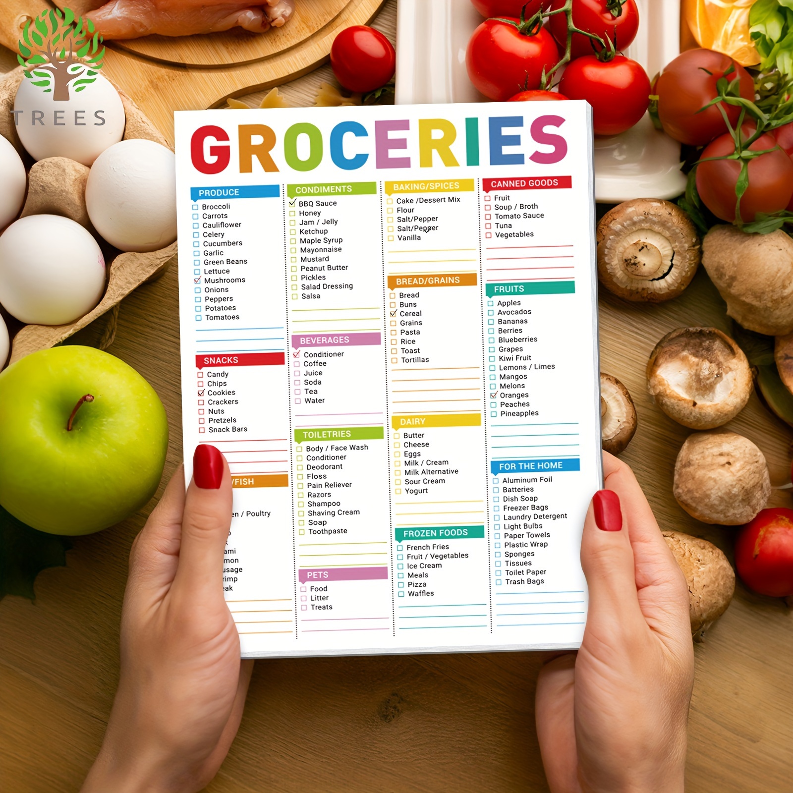 Grocery List Printable - Weekly Shopping List Master