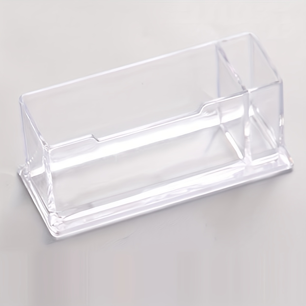 Huang Acrylic Long Acrylic Cake Tray and Cover/ Lid, Clear (17 x 6 x 3.5)